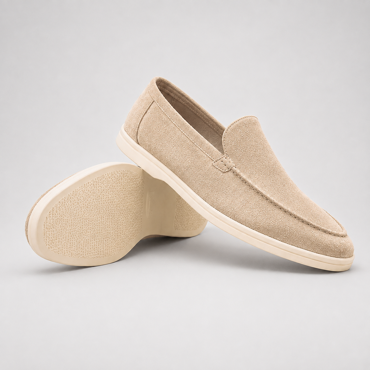 Men's Suede-Look Slip-On Loafers