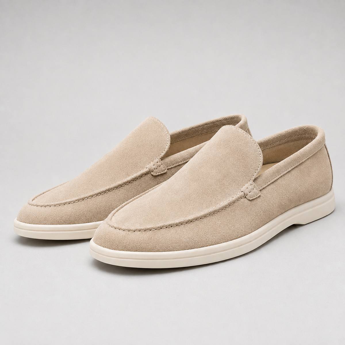 Men's Suede-Look Slip-On Loafers