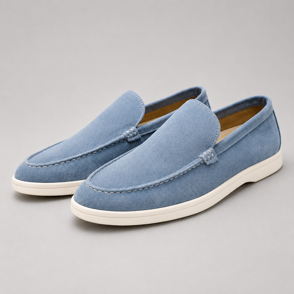 Men's Suede-Look Slip-On Loafers
