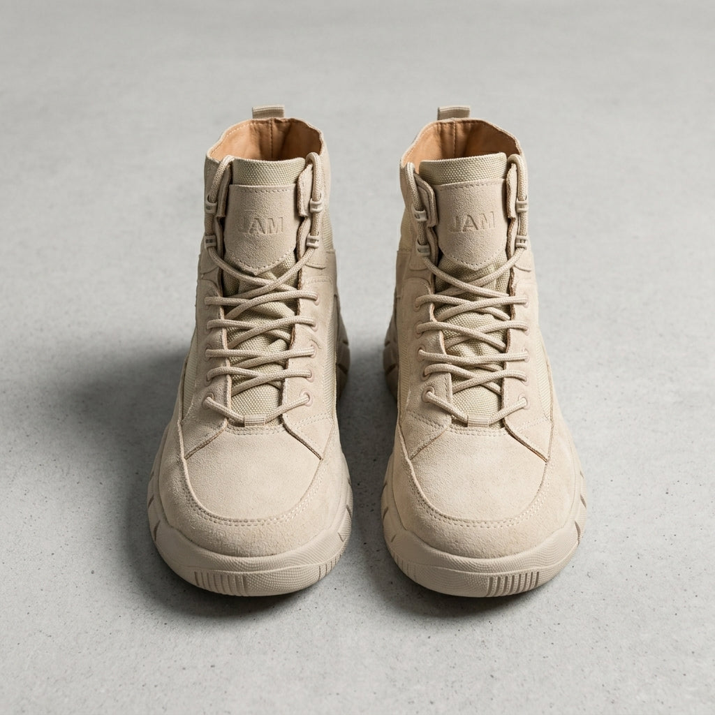 Men's Suede Thick Sole Ankle Boots