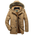 Men's Synthetic Fur Hooded Parka