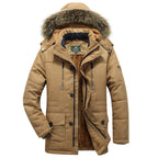 Men's Synthetic Fur Hooded Parka