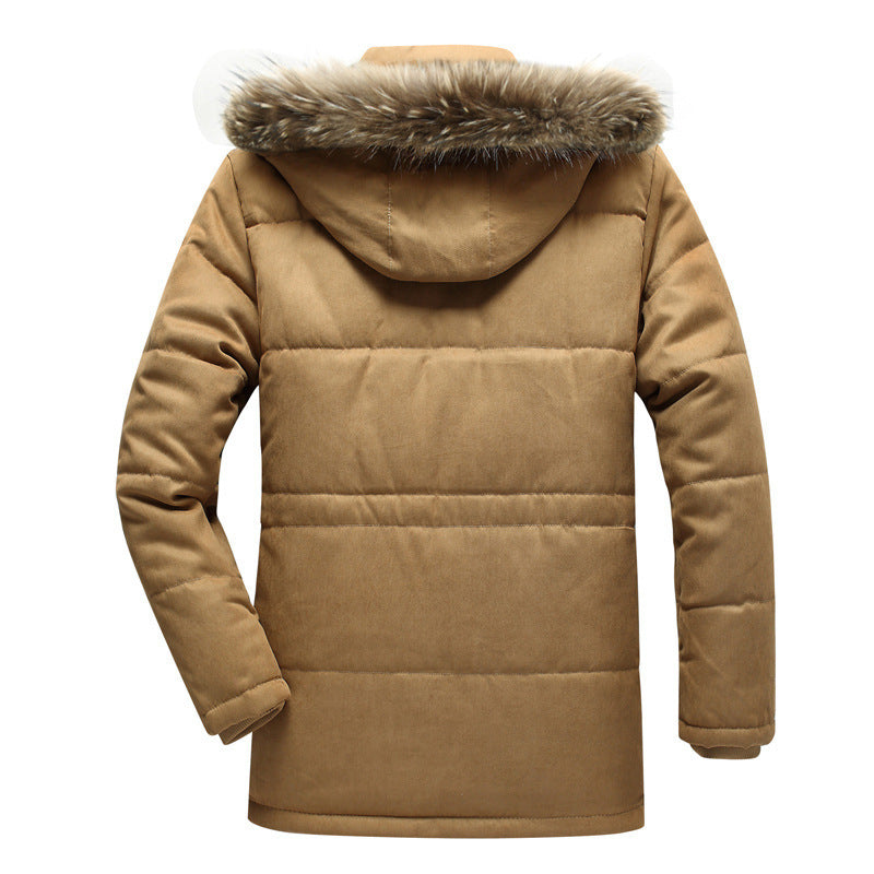 Men's Synthetic Fur Hooded Parka