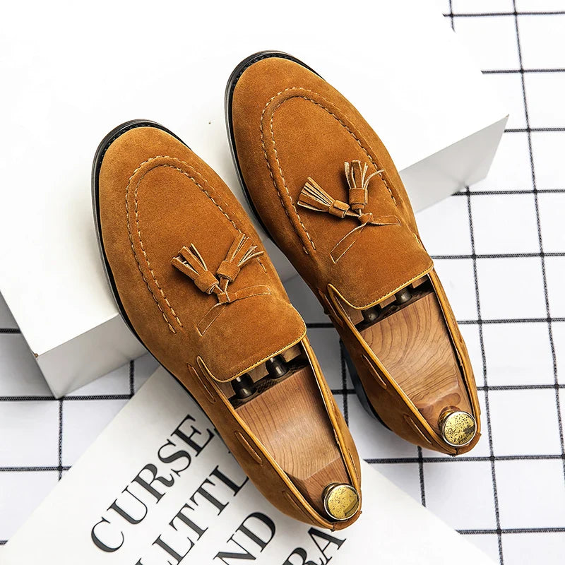 Men's Tassel Slip-On Loafers