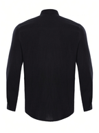 Men's Textured Button-Up Shirt