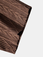 Men's Textured Camp Collar Shirt