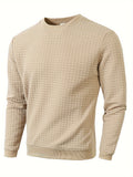 Men's Textured Crewneck Sweater