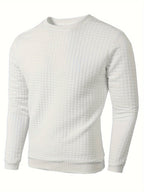 Men's Textured Crewneck Sweater