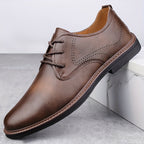 Men's Textured Derby Shoes