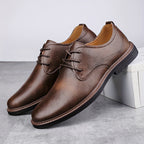Men's Textured Derby Shoes