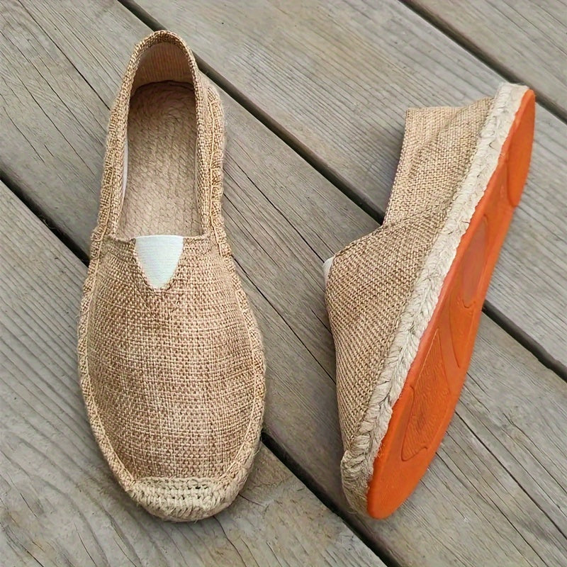 Men's Textured Espadrilles