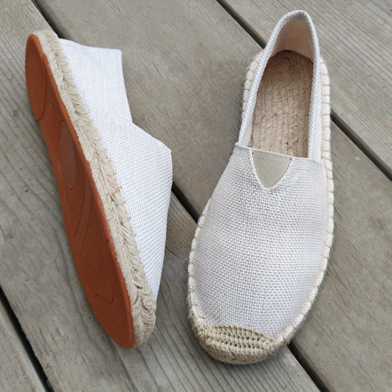 Men's Textured Espadrilles