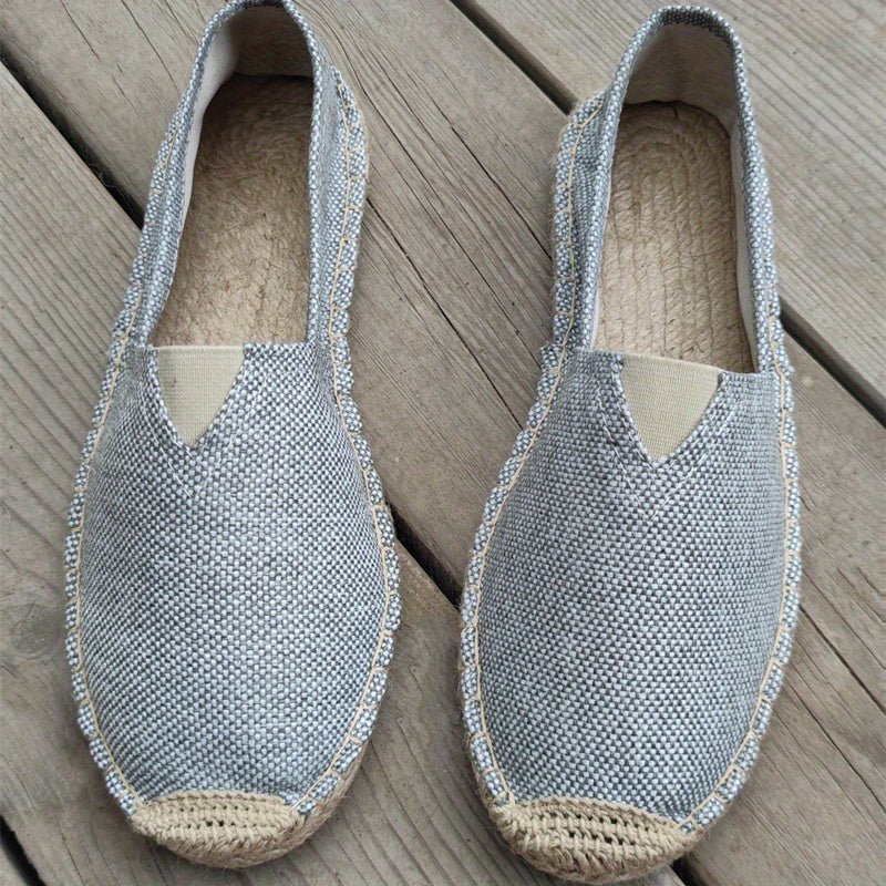 Men's Textured Espadrilles