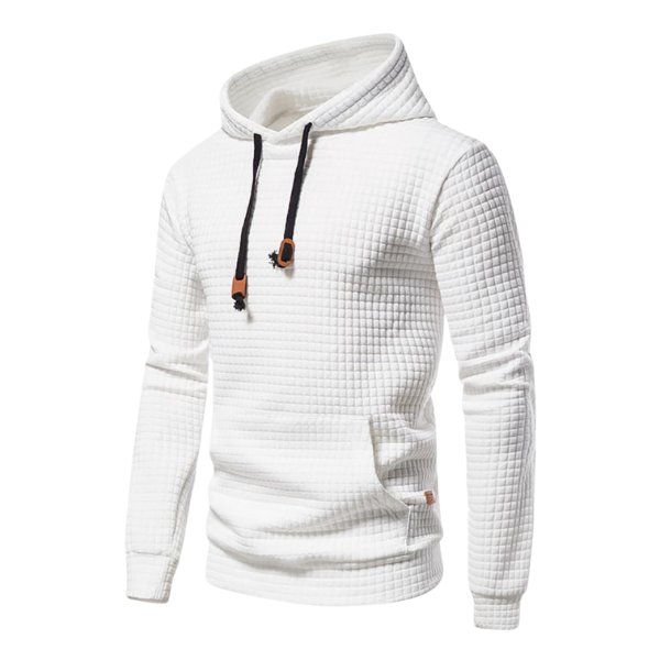 Men's Textured Hooded Sweatshirt