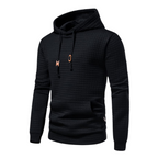 Men's Textured Hooded Sweatshirt