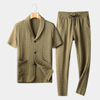 Men's Textured Lounge Set
