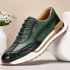 Men's Textured Low-Top Sneakers