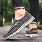 Men's Textured Moc Toe Loafers