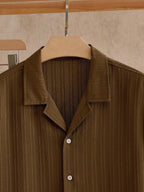 Men's Textured Shirt and Pants Set