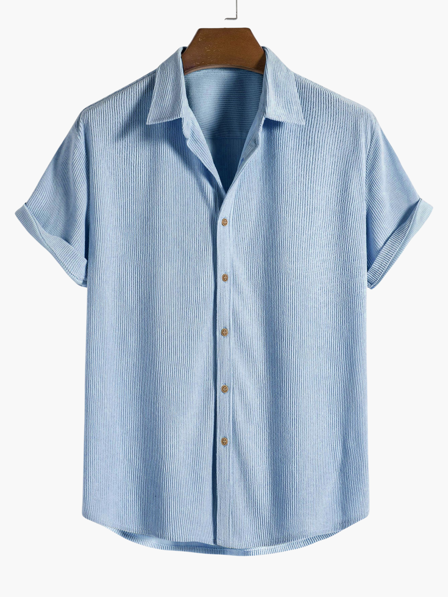 Men's Textured Shirt Set