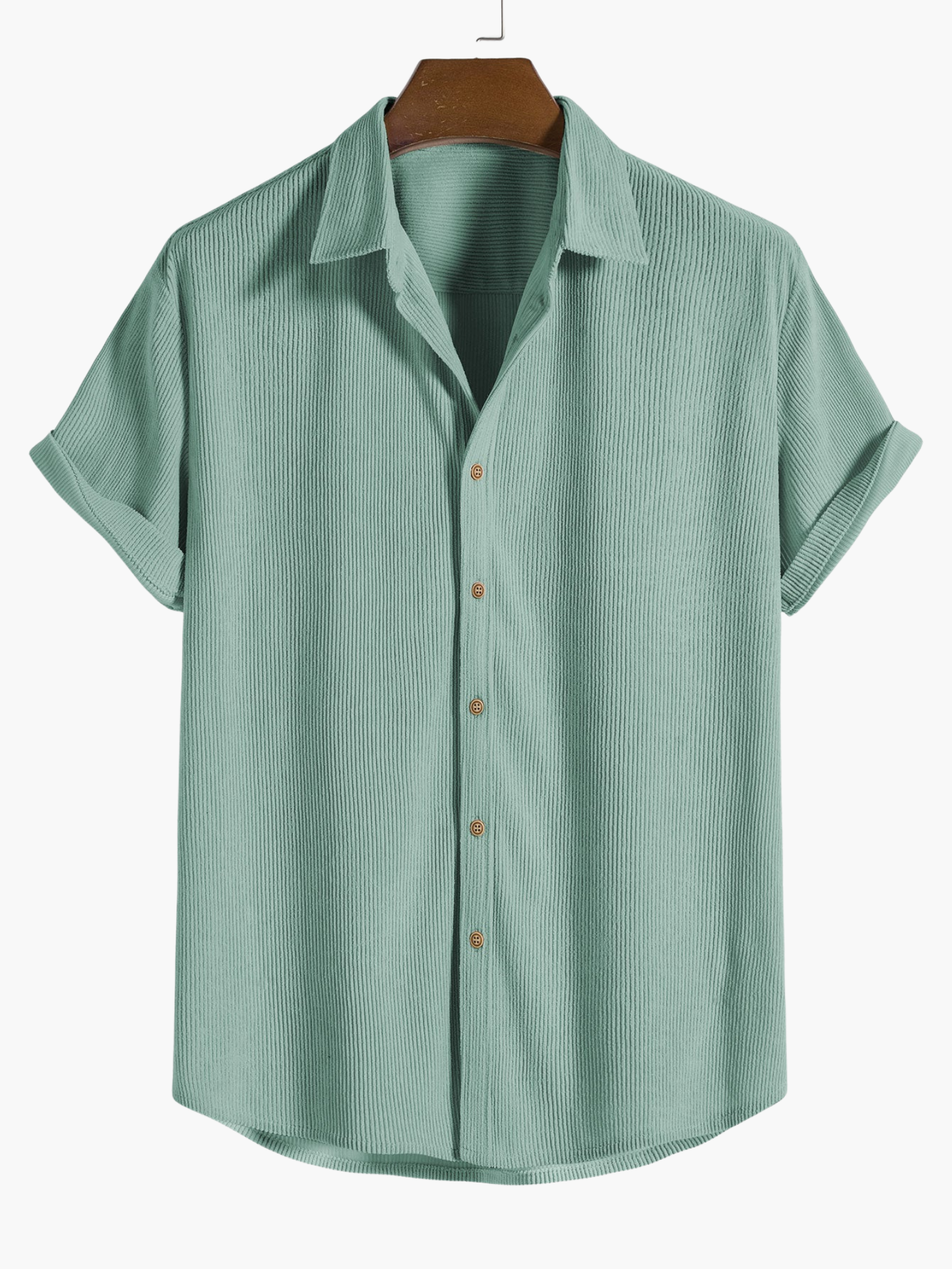 Men's Textured Shirt Set