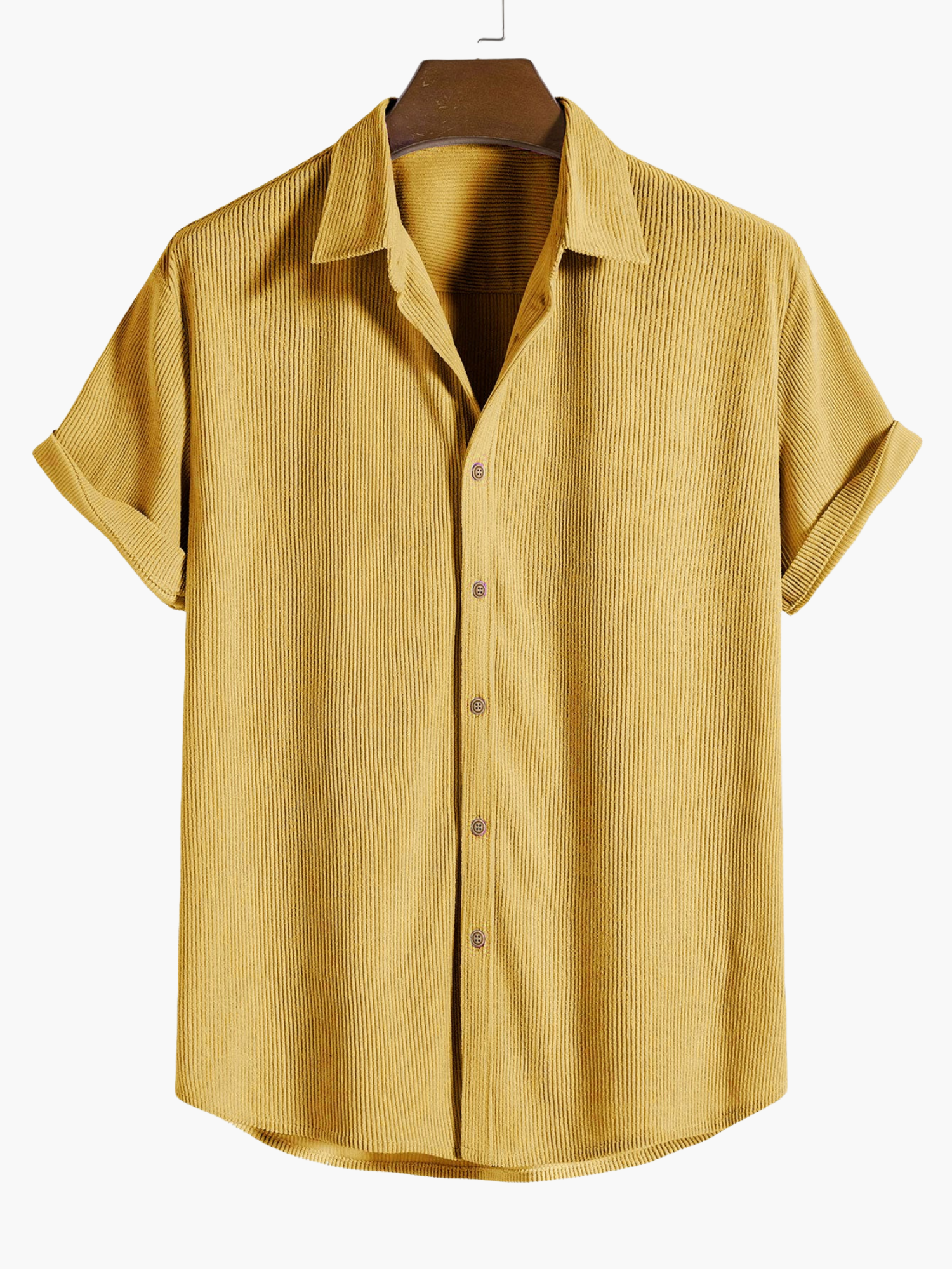 Men's Textured Shirt Set