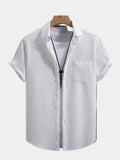 Men's Textured Short Sleeve Shirt
