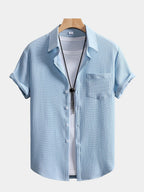 Men's Textured Short Sleeve Shirt