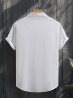 Men's Textured Short Sleeve Shirt