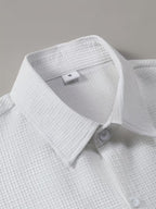 Men's Textured Short Sleeve Shirt