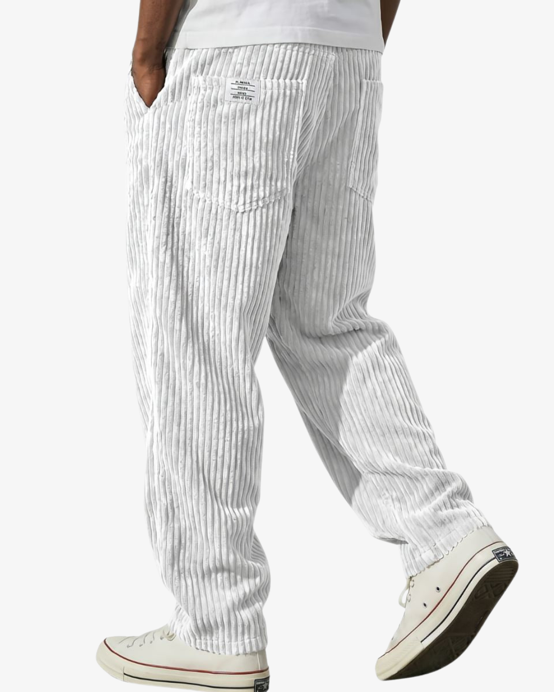 Men's Textured Straight Leg Pants