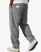 Men's Textured Straight Leg Pants