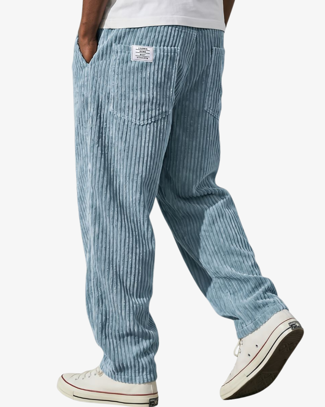 Men's Textured Straight Leg Pants