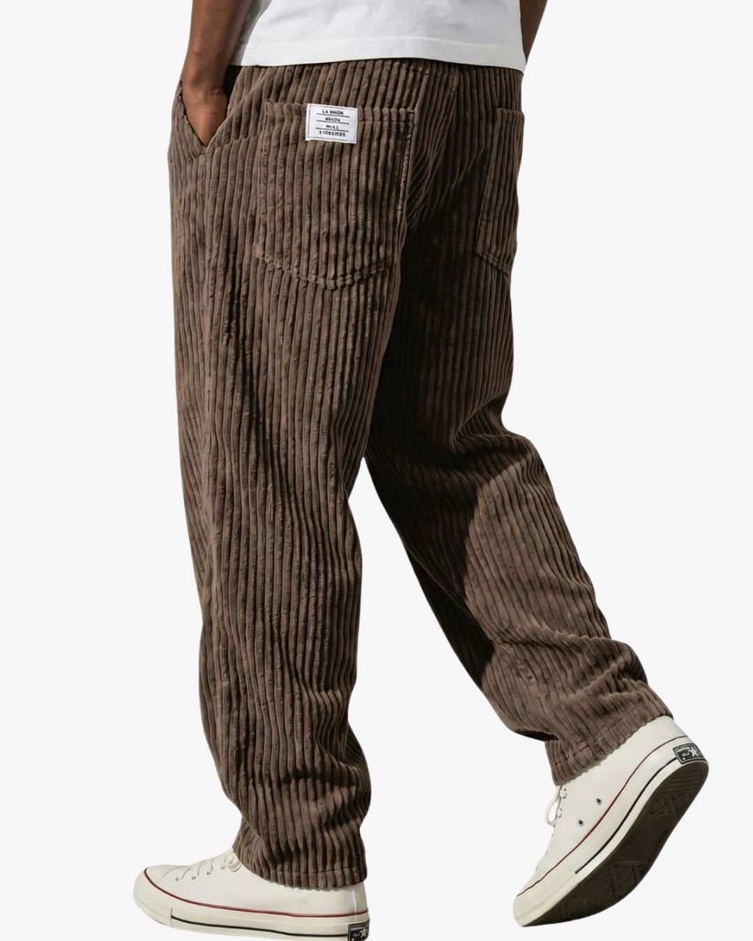 Men's Textured Straight Leg Pants
