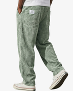 Men's Textured Straight Leg Pants