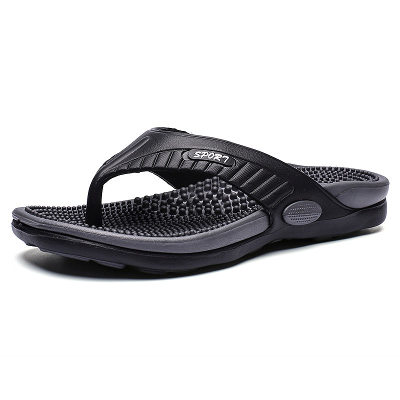 Men's Textured Thong Sandals