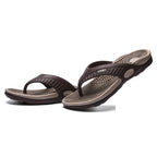 Men's Textured Thong Sandals