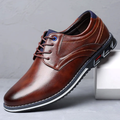 Men's Thick Sole Lace-Up Shoes