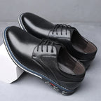 Men's Thick Sole Lace-Up Shoes