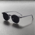 Men's Tinted Oval Sunglasses