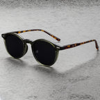 Men's Tinted Oval Sunglasses