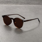 Men's Tinted Oval Sunglasses