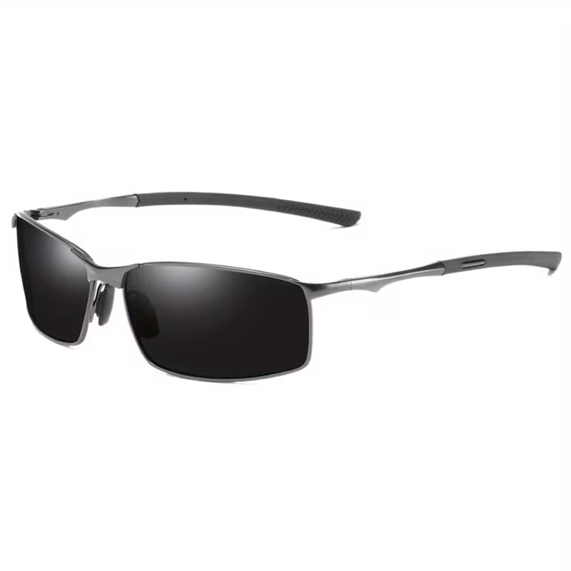 Men's Tinted Rectangular Sunglasses