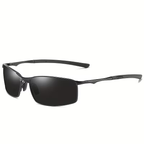 Men's Tinted Rectangular Sunglasses