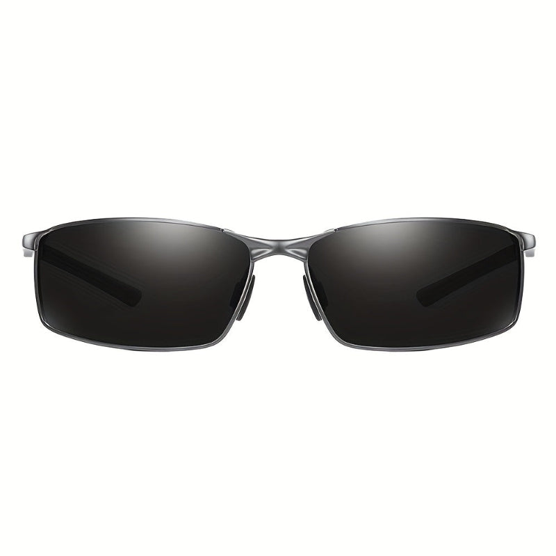Men's Tinted Rectangular Sunglasses