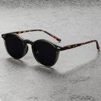 Men's Tinted Round Frame Sunglasses