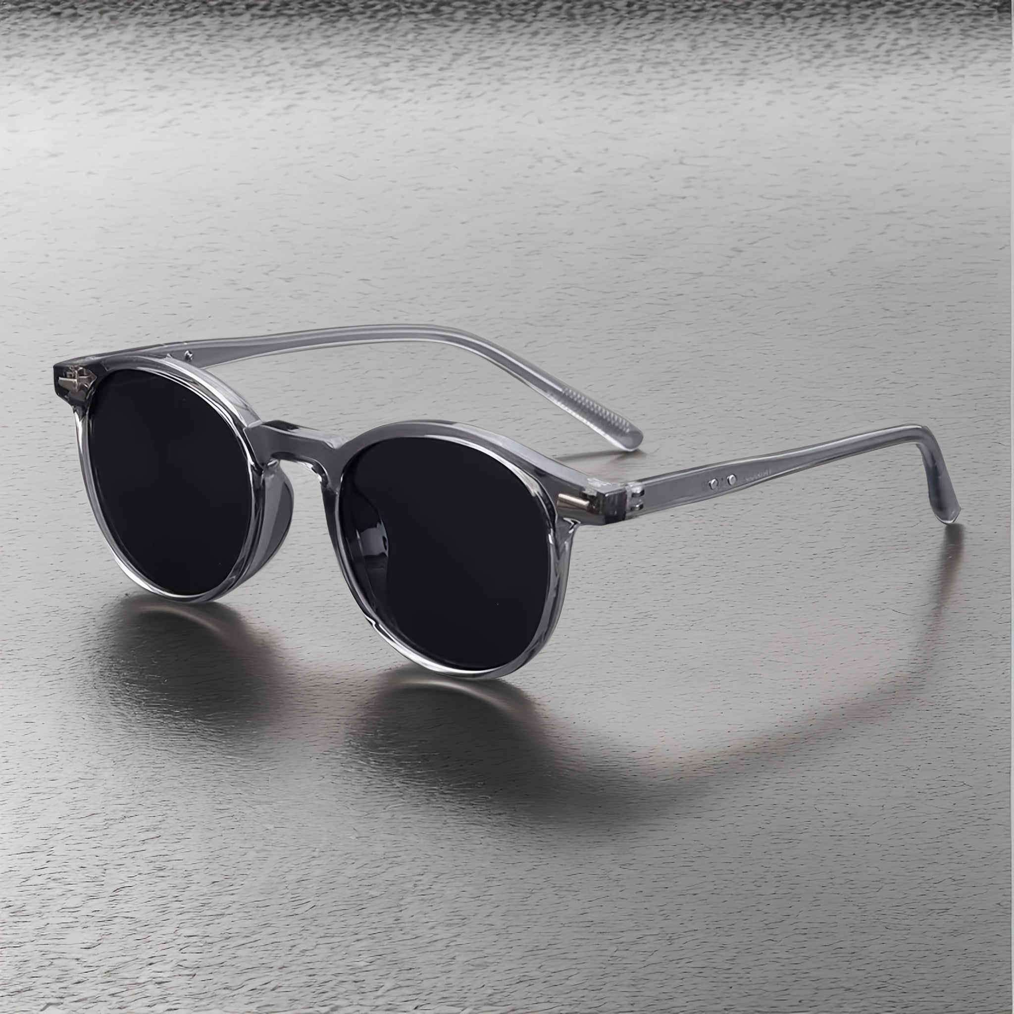 Men's Tinted Round Frame Sunglasses