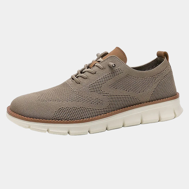 Men's Tread Sole Lace-Up Sneakers