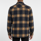 Men's Twill Plaid Long Sleeve Shirt