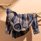 Men's Twill Plaid Long Sleeve Shirt